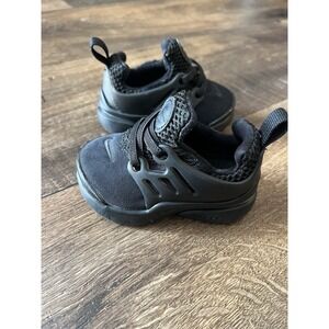 Nike Little Presto Baby Toddlers Triple Black Shoes Sneakers 844767-003 Size 4C
